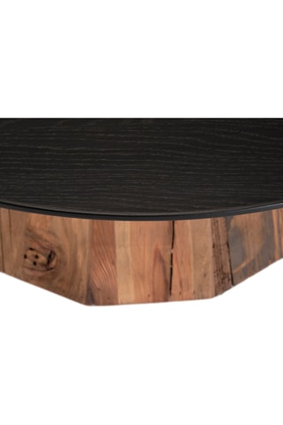 Table basse - Naturel et noir