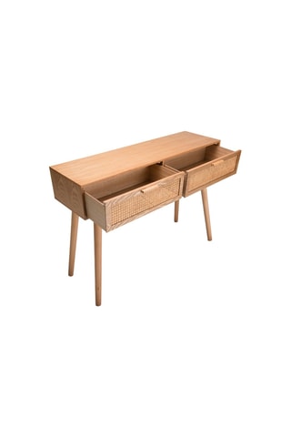Console 2 tiroirs - Naturel