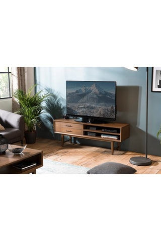Meuble TV 2 tiroirs - Naturel