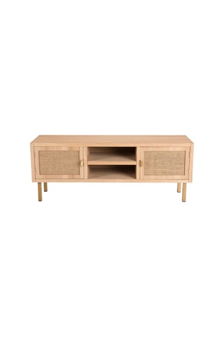 Meuble TV 2 portes - Naturel
