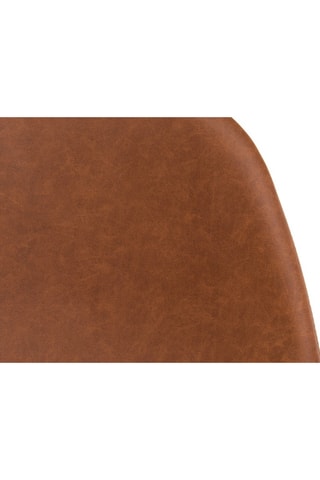 2 tabourets de bar - Marron et noir