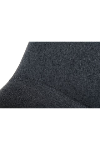 2 chaises Tom - Gris foncé et noir