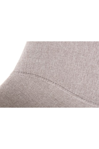 2 chaises Tom - Beige clair et noir