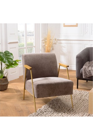 Fauteuil lounge - Taupe