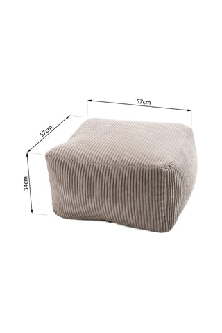 Pouf - Gris perle