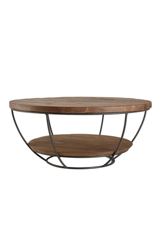 Table basse - Naturel et noir