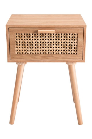 Table de chevet 1 tiroir - Imitation bois