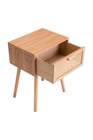 Table de chevet 1 tiroir - Imitation bois