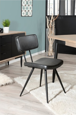 2 chaises Tom - Noir
