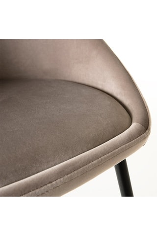2 chaises Tom - Taupe