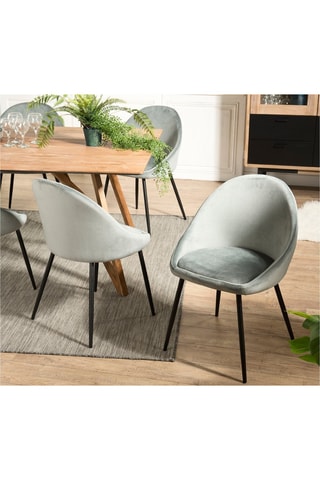 2 chaises Tom - Vert jade