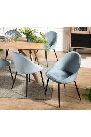 2 chaises Tom - Bleu