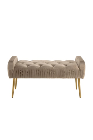 Banc de lit - Taupe