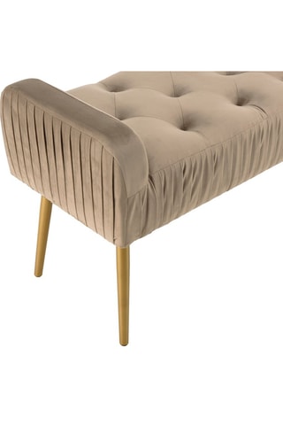 Banc de lit - Taupe