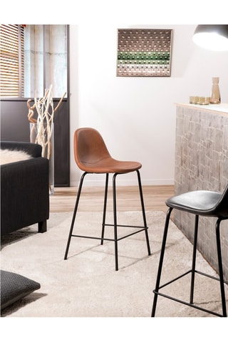 2 tabourets de bar - Marron