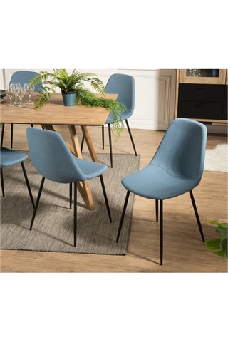 2 chaises Tom - Bleu