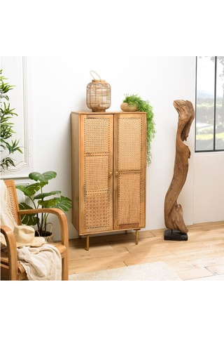 Meuble haut 2 portes Isa - Naturel