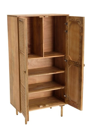 Meuble haut 2 portes Isa - Naturel