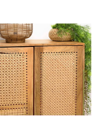 Meuble haut 2 portes Isa - Naturel
