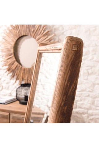 Miroir sur pieds - Naturel