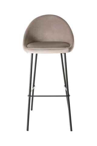 2 tabourets de bar Tom - Taupe