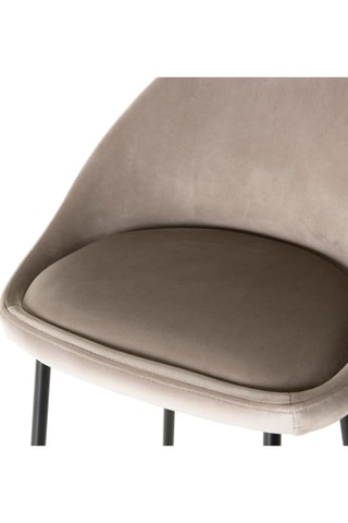 2 tabourets de bar Tom - Taupe