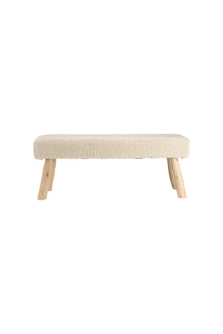 Banc - Ecru et naturel