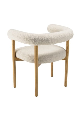 Chaise - Blanc et naturel