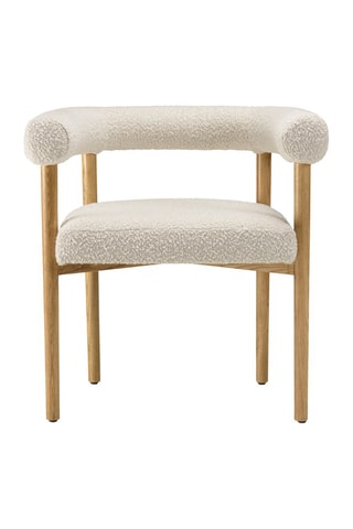 Chaise - Blanc et naturel
