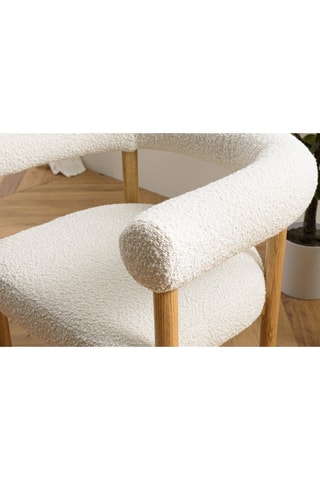 Chaise - Blanc et naturel