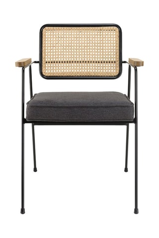 Fauteuil - Gris et naturel