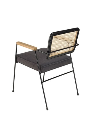 Fauteuil - Gris et naturel