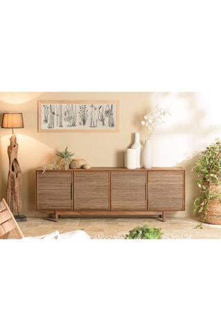 Buffet 4 portes - Naturel