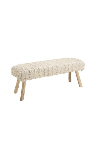 Banc - Beige et naturel