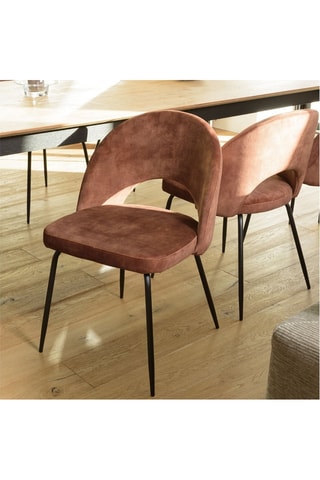 2 chaises Tom - Marron