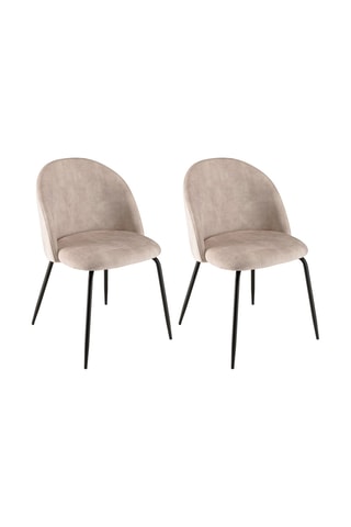 2 chaises Tom - Beige