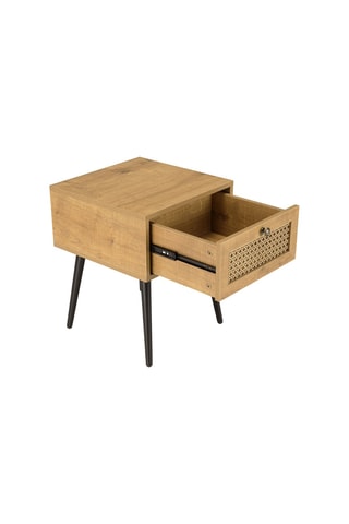 Table de chevet 1 tiroir - Naturel