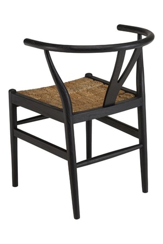 Chaise Sixtine - Noir et naturel