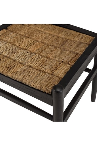 Chaise Sixtine - Noir et naturel