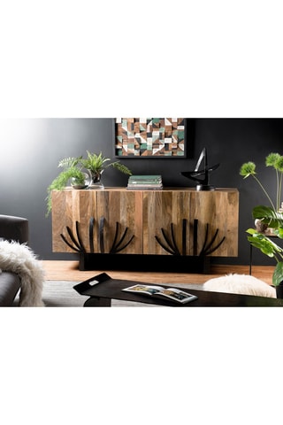 Buffet 4 portes Indra - Marron