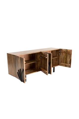 Buffet 4 portes Indra - Marron