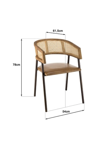 2 fauteuils Marcel - Marron