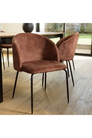 2 chaises Tom - Marron