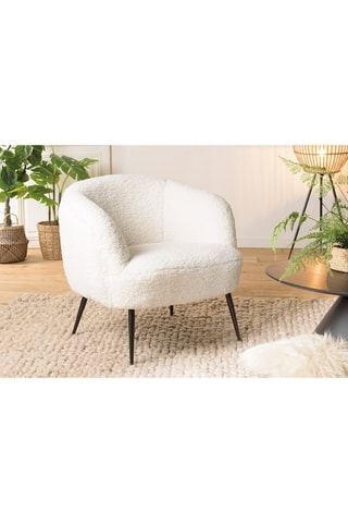 Fauteuil Albane - Blanc
