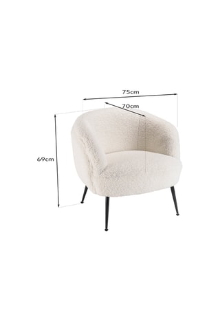 Fauteuil Albane - Blanc