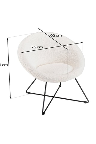 Fauteuil Albane - Blanc