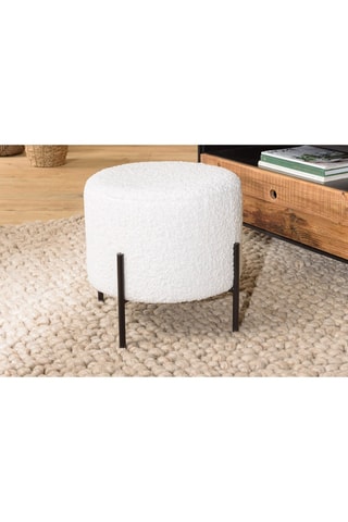 Tabouret Agathe - Blanc