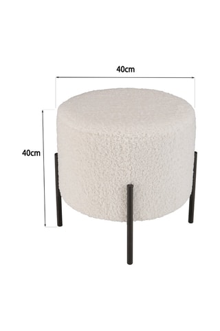 Tabouret Agathe - Blanc