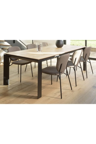 2 chaises Tom - Marron