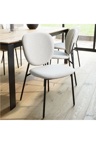 2 chaises Tom - Ecru